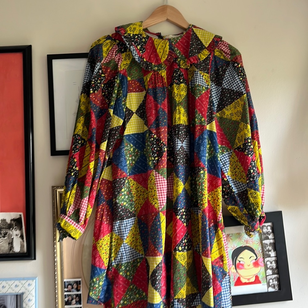 Doen Patchwork Dress XXS